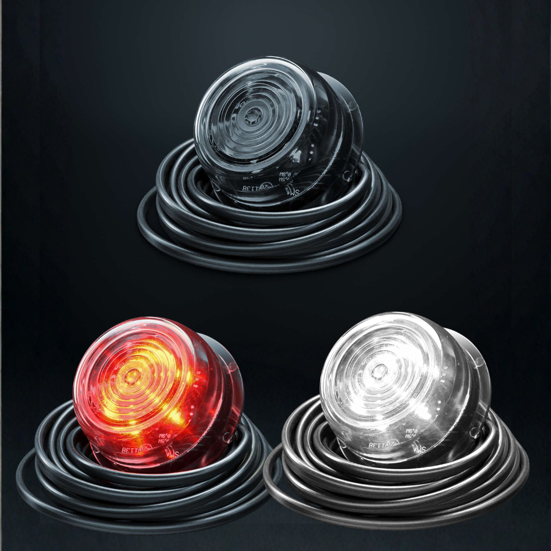 Strands Viking – Luz de gálibo LED 6 LED cristal transparente