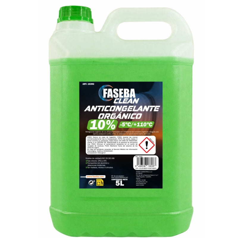 ANTICONGELANTE ORGANICO 10%