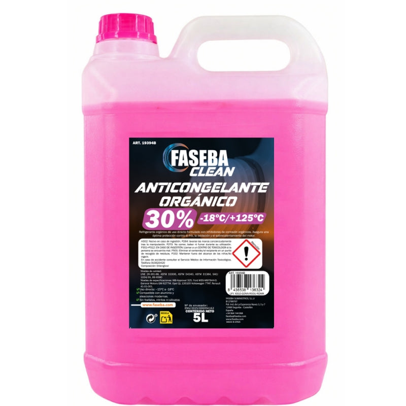ANTICONGELANTE ORGANICO 30%