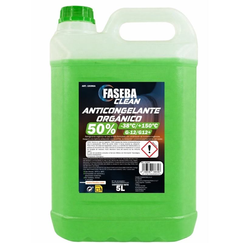 ANTICONGELANTE ORGANICO 50% G12/G12+