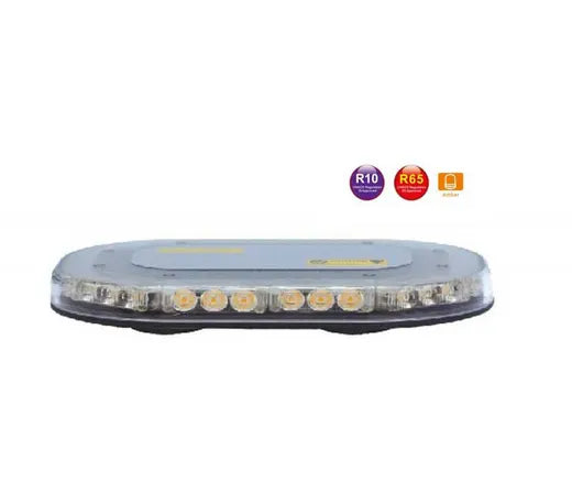 Barra de advertencia LED ámbar - Universal (250x173x5 mm, R65)