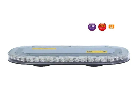 Barra de advertencia LED ámbar - Universal (365x173x5 mm, R65)