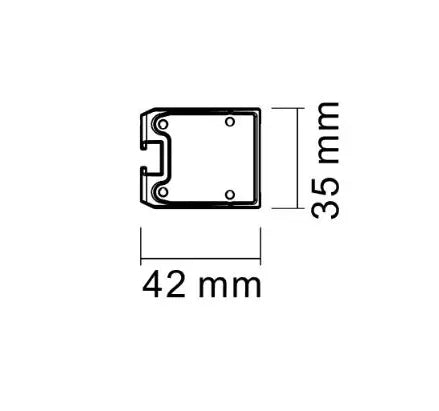 Barra de advertencia LED ámbar - Universal (916x35 mm, R65, R10)