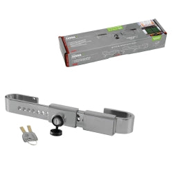 Cierre de seguridad para puerta trasera 22-43 cm - FASEBA (Acero cromado)