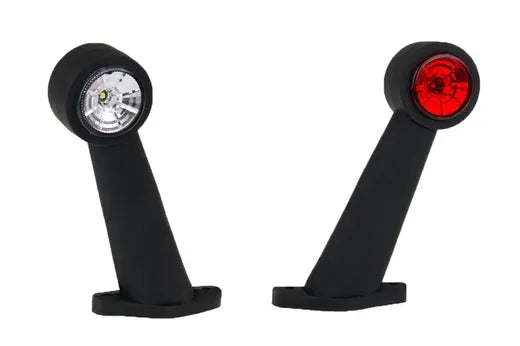 Cuerno de gálibo LED - Universal (blanco y rojo, largo)