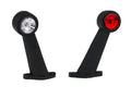 Cuerno de gálibo LED - Universal (blanco y rojo, largo)