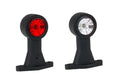 Cuerno de gálibo LED - Universal (blanco y rojo, medio)