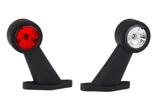 Cuerno de gálibo LED - Universal (blanco y rojo, largo)