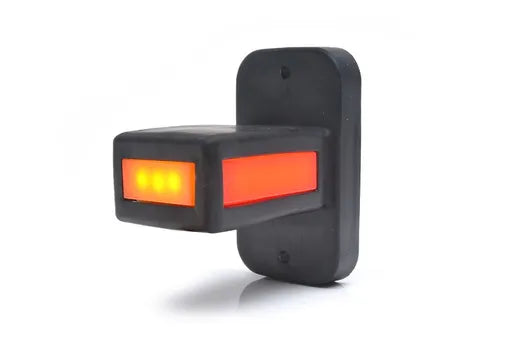 Cuerno de gálibo LED derecho e izquierdo - Universal (blanco, rojo y ámbar)