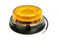 Destellante LED base fija ámbar - Universal (12/24V, doble destello)