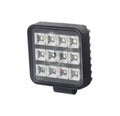 Faro de trabajo cuadrado - Universal (12 LEDs, con interruptor)
