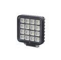 Faro de trabajo cuadrado - Universal (16 LEDs, con interruptor)