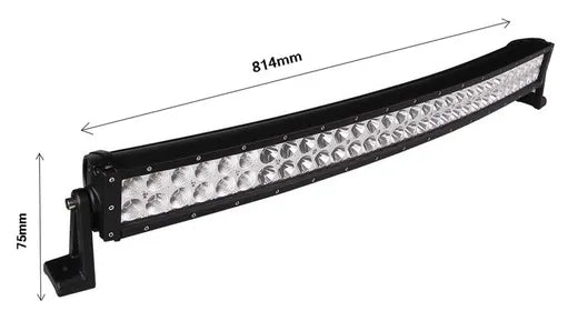 Barra de luces LED - Universal WLO705 (curvada, doble fila)