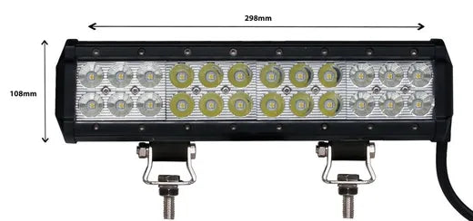 Barra de luces LED - Universal (doble fila, 302 mm)