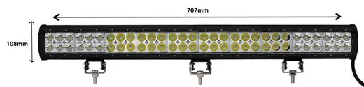 Barra de luces LED - Universal (doble fila, 706 mm)