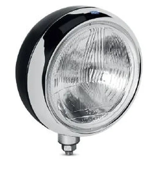 Faro de largo alcance H4 - Universal (Oscar, aro de acero inoxidable)