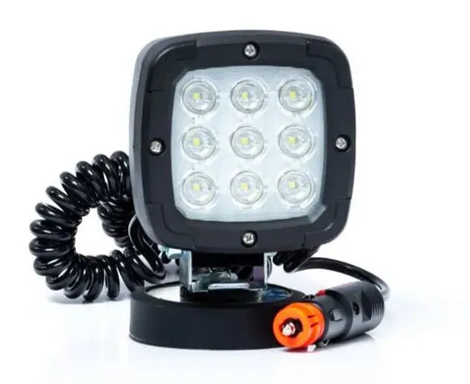 Faro de trabajo - Universal (9 LEDs, con soporte imán)