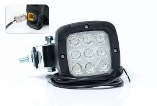 Faro de trabajo - Universal (9 LEDs, con conector Deutsch)