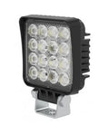 Faro de trabajo cuadrado LED - Universal (con interruptor)