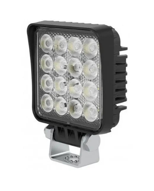 Faro de trabajo cuadrado LED - Universal (con interruptor)