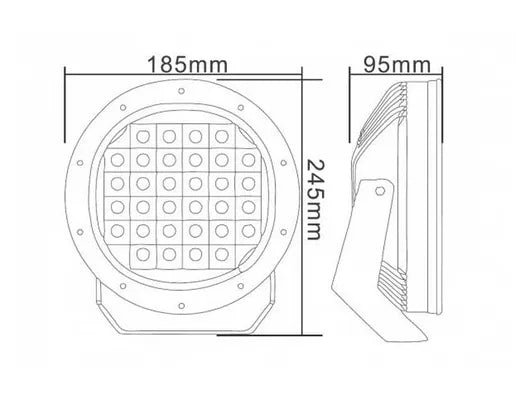 Faro de largo alcance - Universal (con DRL LED, FT-3411)