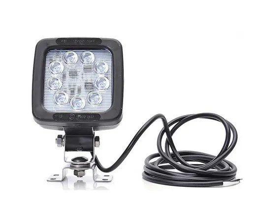 Faro de trabajo cuadrado - Universal (9 LEDs, homologado ADR)