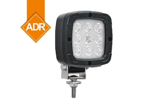 Faro de trabajo cuadrado - Universal (9 LEDs, homologado ADR)