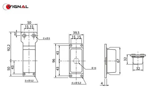 Gálibo intermitente lateral - Universal (derecho/izquierdo, 12-24V)