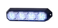 Luz de advertencia LED azul - Universal (4 patrones de parpadeo)