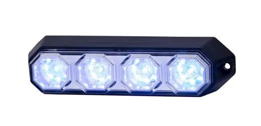 Luz de advertencia LED azul - Universal (4 patrones de parpadeo)