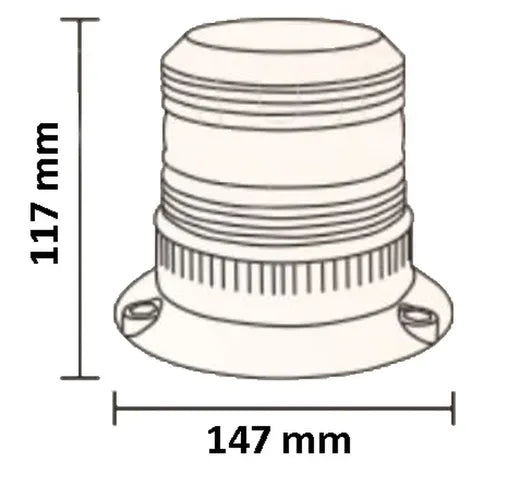 Luz destellante LED - Universal (12-110V, SYF150D)