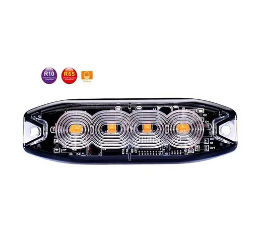 Luz estroboscópica de advertencia slim - Universal (4 LEDs)
