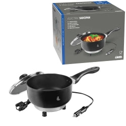 OLLA ELECTRICA CON TAPA 12V 150W 18CM X 8CM