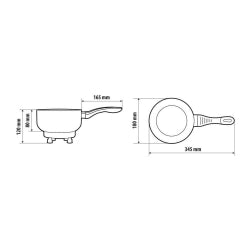 OLLA ELECTRICA CON TAPA 12V 150W 18CM X 8CM