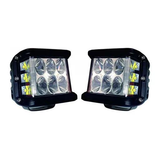 Pack 2 faros de trabajo cuadrados - Universal (9 LEDs)