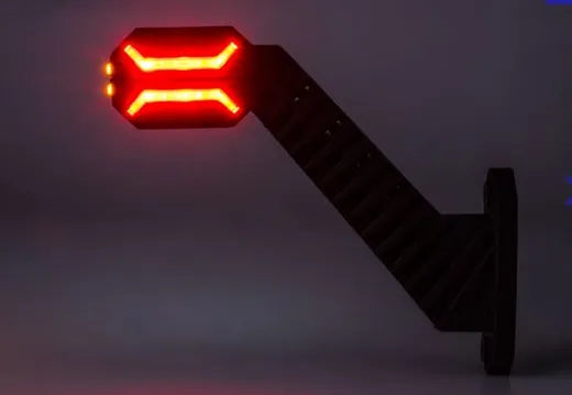Piloto cuerno LED izquierdo 3 funciones - Universal (modelo Dragon)