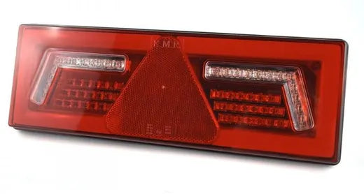 Piloto trasero LED derecho efecto neón - Universal (con triángulo)