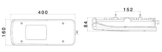 Piloto trasero izquierdo LED LC11 - Universal