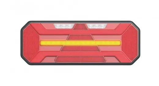 Piloto trasero LED derecho - Universal (con intermitente dinámico y triángulo)