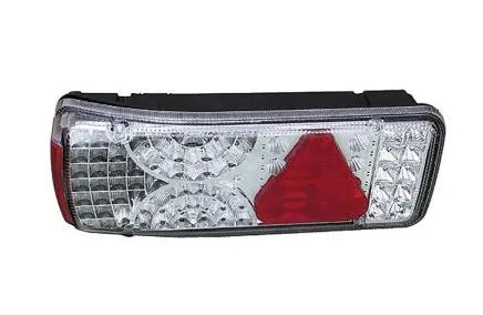 Piloto trasero LED izquierdo - Universal (con triángulo y conector trasero)