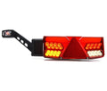 Piloto trasero LED izquierdo multifunción - Universal (con cuerno y triángulo, 99-1037)