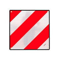 Placa salida de carga - Universal V20 Flexible ABS Homologada (50x50 cm, perforada en esquinas)