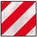 Placa salida de carga - Universal V20 Homologada (50x50 cm, perforada en ángulos)