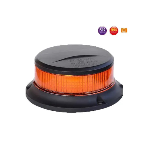 Rotativo LED ámbar - Universal (R65, imán, fijo, conexión mechero, GF-54LEDS)