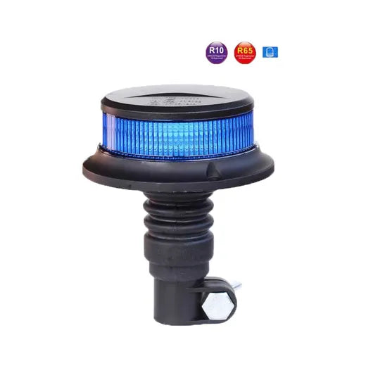Rotativo LED azul - Universal (R65, pincho flexible, GF-57LEDS)