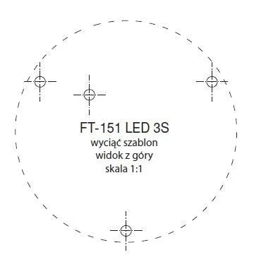 Rotativo LED fijo ámbar - Universal