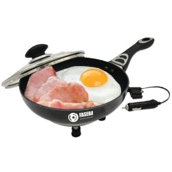SARTEN ELECTRICA FASEBA CON TAPA 24V 250W 20CM X 4 CM