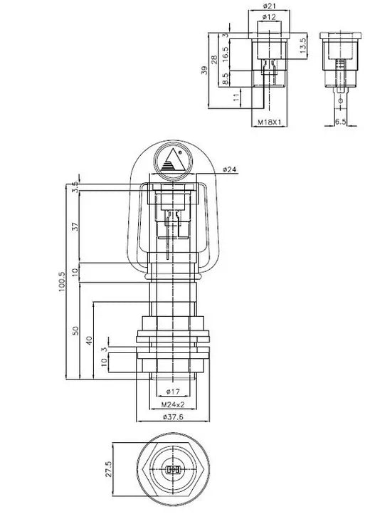 Soporte rotativo - Universal (montaje por tornillo)