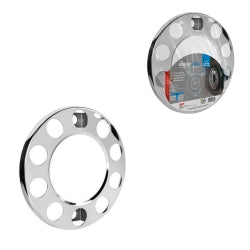 Tapacubo acero inoxidable sin chapa central - Universal (agujero 33 mm)