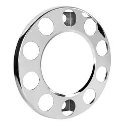 Tapacubo acero inoxidable sin chapa central - Universal (agujero 33 mm)